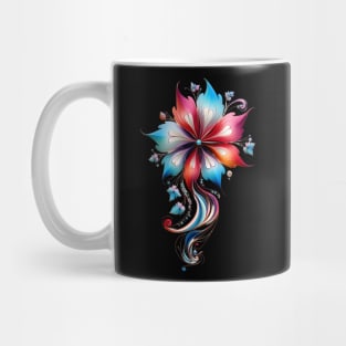 Flower with Hearts Mug